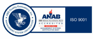 ANSI National Accreditation Board Acccredited, ISO 9001. Management Systems Certification Body